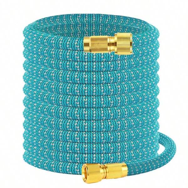1pc Garden Plastic High Pressure Expandable Self-Retracting Car Wash Hose, Suitable For Gardening, Watering Plants At Home