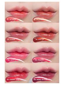 Rom&nd Romand DEWY FUL WATER TINT 04 CHILI UP，透气保湿膜，轻盈啫喱质地，虹膜般光泽，蜜桃茶啫喱光泽，玫瑰金珠光，冰霜薄荷光彩，迷你SOS补妆棒，纯素假日限量版，裸妆秘密武器，韩国化妆品，5.0克/0.18盎司 - 04 CHILI UP - 查看 7