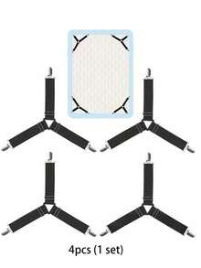 Adjustable Bed Sheet Fastener, Bedsheet Clips, Tent Metal Fixator, Anti-Slip Fixing Clip, Tablecloth Fixer, Sofa Seat Curtain Fixing Clamp