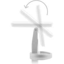 InnovaGoods Perflex Touch LED Tabletop Mirror, Illuminate Your Face And Style Your Makeup - With LED Mirror Function, Touch, And Elegant Design - Ideal For The Bathroom And Vanity ⚫ FREE Shipping ✅ Delivery Within 24/48 Hours To Spain (Peninsula)