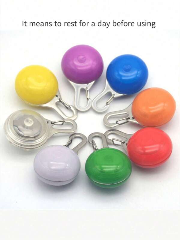 1pc PVC Thickened Latex LED Glow Anti-Lost Dog Walking Light, Pet Pendant, Pet Supplies