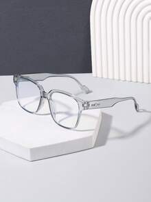 一副男士亚克力休闲大框时尚眼镜，适合日常阅读和通勤。 - 彩色 - 查看 13