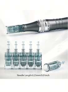 20/10/5/1 Stück Original Mikronadelkartuschen für elektrischen Mikronadelroller, Einweg-Ersatzteile für Mikronadelroller, Ersatzkartuschen für Derma Pen Nadeln (Bajonettschlitz)