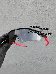 Rada EV Glasses Black Silver Unisex Running Sport Bike Silver Party - radar todo preta lente preta b/vermelha - 查看 1