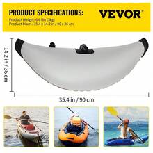 Kayak Stabilizer Inflatable Canoe Outrigger PVC Pontoon Fishing Float Tube Kit - default - View 6