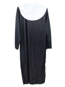 3 Stücke/Set Nonnenkostüme für Frauen - Nonnenkostüm-Accessoires, schwarze Gewänder, Kreuzanhänger und Kopfbedeckung, Heiligen- und Sünderkostüme, Cosplay-Nonnenkostüme