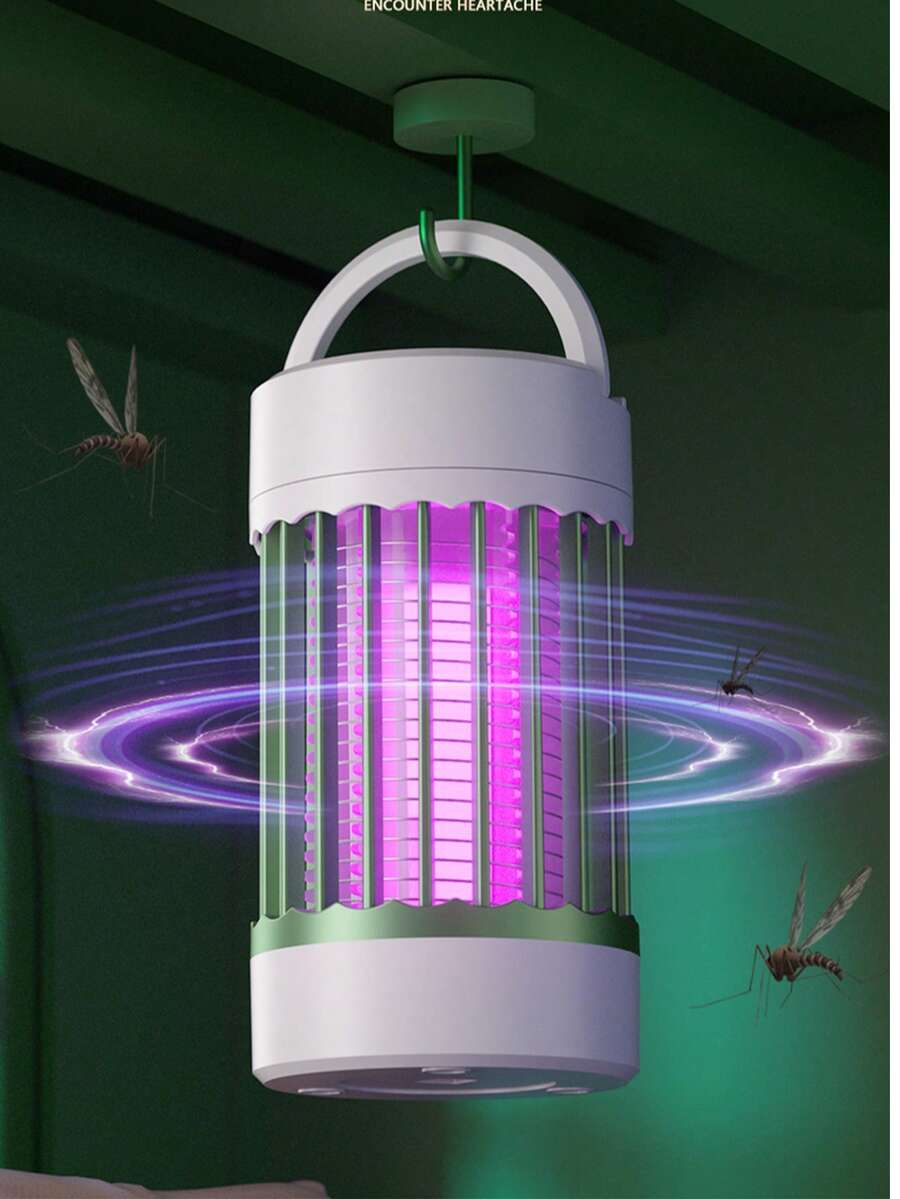 Lámpara mata mosquitos de color aleatorio, trampa eléctrica para moscas, trampa para mosquitos alimentada por USB, adecuada para diversos escenarios, protege el entorno de vida - Multicolor - Ver 1