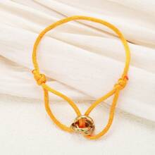 Vintage Lucky Bracelet Stainless Steel Elegant Chain Handmade Braided Multi-Layer Colorful Bracelet, New Year Gift, Couple Styles