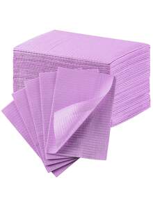 Manteles desechables para manicura, impermeables, resistentes al aceite y a la penetración, almohadillas plegables para mesa de manicura, almohadillas de limpieza, baberos dentales para práctica de salón, manicura, dentista o uso médico y suministros para cubrir mesa de manicura - Multicolor - Ver 16