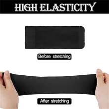 10 Pairs Women's Ankle High Sheer Socks For Women Nylon Socks Soft Tight Hosiery With Reinforced Toe - Black - View 4