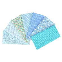 7 Pièces 50 cm x 50 cm Fournitures de Fabrication en Coton DIY Lots de Quartiers Gras de Patchwork Quilting pour Courtepointe Coussin Patchwork Tissu de Coton pour le Patchwork
