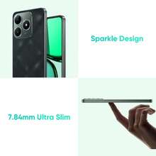 Realme Teléfono móvil desbloqueado C61, versión global con 6GB+128GB/6GB+256GB, 4G LTE, Android 14, cámara AI de 50MP, diseño ultrafino de 7.89mm y batería masiva de 5000mAh - Verde - Ver 5