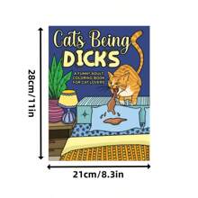 Interesting Cats Coloring Book For Cat Lovers: Beautiful Patterns, Clear Lines, Help Relieve Stress And Mood, Ideal Gift For Family Gatherings, Easter, Thanksgiving, Christmas, New Year, Valentine's Day And Home Decoration,Back To School,School Supplies