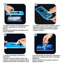 MIAOTIEMO 1pc One-Click Installation Anti-Spy Privacy Tempered Glass Compatible With Apple 11/12/13/14/15/16/16e/Plus/Pro/Pro Max/Mini Waterproof Shockproof Anti-Fall Anti-Fall Scratch Resistant Anti-Fingerprint Full Cover - Black - View 3