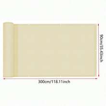 100% Polyester wasserdichter Balkon Sichtschutz - undurchsichtige Zaun Abdeckung, schützt die Privatsphäre, UV-beständig, geeignet für Apartmentgeländer, Außenterrassen, Balkone, Veranden - Verschiedenfarbig - Übersicht 15