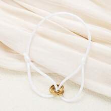 Vintage Lucky Bracelet Stainless Steel Elegant Chain Handmade Braided Multi-Layer Colorful Bracelet, New Year Gift, Couple Styles