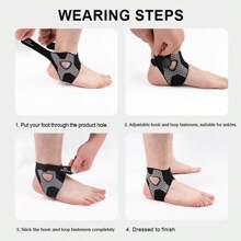 1 pezzo Supporto per caviglia traspirante, Fascia alla caviglia regolabile per supporto e protezione della caviglia, Adatto per sport, fitness, corsa, escursionismo, ciclismo, tennis, accessori per palestra