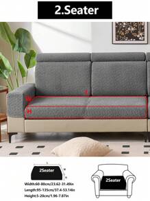 1pc Stretch Sofa Cover, Universal Four Seasons Anti-Slip Anti-Splash Full Wrap Fabric Thicker Sofa Seat Cushion Cover, Machine Washable Sofa Throw Blanket, Dustproof And Dirt-Resistant Home Decor Pet Friendly Protector Fits L-Shaped Sofa And 1/2/3/4 Seater For Bedroom, Office, Living Room