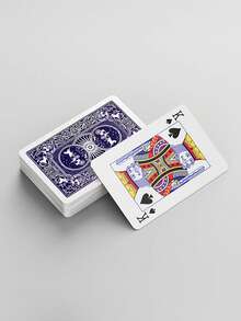 1 套扑克牌、德州扑克、皇家同花顺扑克牌、派对用品、耐用且厚实，适合家庭娱乐、派对、聚会、多人游戏