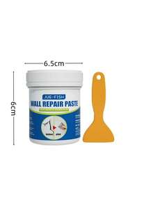 [100g]White Wall Repair Paste - Quickly Repair Wall Cracks And Nail Holes, Easily Repair Scratches, A Must-Have Wall Repair Artifact For Household Use, And , Ready To Use, Perfect Coverage Without Leaving Marks - Wall Repair Paste - View 5