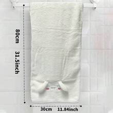 Miniso 三丽鸥 酷洛米/肉桂狗/美乐蒂/波恰可 珊瑚绒柔软吸水毛巾，INS风，学生/宿舍便携，人气柔软毛巾，高级礼品，涤纶材质（1条装） - 白色 - 查看 7