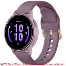 20mm Silicone Band Compatible With Garmin Vivoactive 6/Vivoactive 5/ Vivoactive 3 Watch Bands/Venu/Venu 2 Plus/Venu Sq/Galaxy Watch 7 6 5 4 40mm 44mm/Watch 4/6 Classic 42mm 46mm 43mm 47mm For Women Men, Soft Sport Replacement Strap For Forerunner 645/245/Galaxy Watch 5 Pro 45mm/Active 2 Watch/Watch 3 41mm