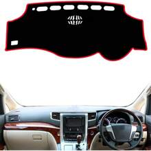 For Alphard For Vellfire 2008 2009 2010 2011-2017 Dashmat Dashboard Cover Mat Pad Sun Visor Dash Board Carpet Car Accessories