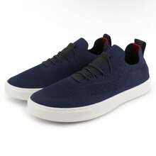 Men's Casual Knit Mesh Sports Sock Style Sneakers Comfortable Elastic With Orthopedic Insole - 針織藍 - 查看 1