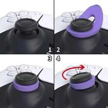 Precision Rings | Aim Assist Motion Control For Playstation 4 (P4), P5, XBX, Switch Pro & Scuf Controller (Black/Purple/Green)