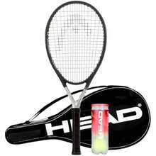 HEAD Ti S6 Tennis Racket Profional Cover And Championship Tennis Balls Set - 41/2inches(L4) - View 3