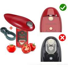Electric Can Opener One-Touch - Automatic Can Opener One-Touch, Including Handheld Can Opener With Grip For Cans And Bottles
