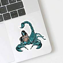 半母蝎子贴纸，独特/特殊贴纸贴花，适用于汽车保险杠，水杯，平板电脑，手机壳等，一次性贴纸