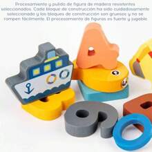 Juguete Educativo Tablero Montessori Grande Madera Dinamico Colores Letras Numeros Transportes Conteo Pesca Matemáticas Divertido Multicolor Abcedario Figuras Geometricas Practico Ligero