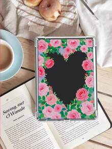 Ayotu 1 pieza Funda protectora de Kindle tipo flor de rosa, compatible con Kindle Paperwhite 12th Gen 2024/Kindle (11th Gen - Lanzado en 2024)/Kindle 10th Gen 2019, con bolsas de aire en las cuatro esquinas, anticaída, funda de Kindle de moda - Multicolor - Ver 21