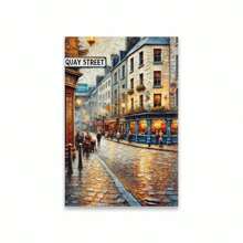 1PC Petronia Street Wall Art Poster Colorful Landscape Benjamin Franklin Parkway Travel Prints HaYarkon St Wall Art Canvas Painting Paintings In Living Rooms, Bedrooms, Dining Rooms Optional Frames Modern Posters, Wall Arts, Canvas Paintings, And Reusable Frames