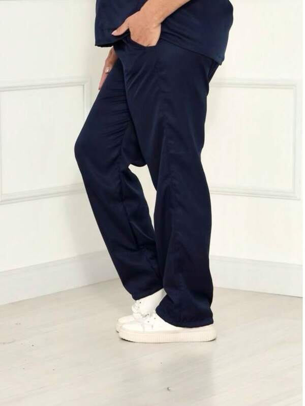 Calça Scrub Unissex Enfermagem Clinicas Medicas Hospital Slim/ Plus Size