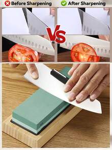 1/3/8件磨刀器套装，双面磨刀器 400/1000 3000/8000 砂砾磨刀器适用于刀片磨刀器带角度引导防滑底座皮铲