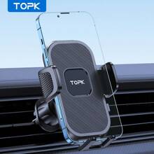 TOPK TOPK Auto Handyhalterung für Belüftungsöffnung, TOPK Belüftungsöffnung Autohalterung mit Hakenklemme, 360° drehbare Handyhalterung für Handy
