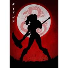 1 件日本动漫七宗罪可爱帆布画海报儿童房间客厅复古抽象艺术家居墙壁装饰图片礼物可选框架