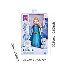 Hasbro 孩之宝雪奇缘艾莎的皇家揭秘，艾莎玩偶，二合一时尚变身，时尚玩偶配饰，适合 3 岁及以上儿童的冰雪奇缘玩具 (F3254) - F3254 - 查看 10