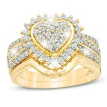 2 件套时尚女士戒指套装，奢华闪亮锌合金方晶锆石心形装饰戒指，适合情人节、度假、通勤、约会、派对、婚礼、订婚、妻子、女朋友、母亲生日、周年纪念、新年礼物，四季皆宜