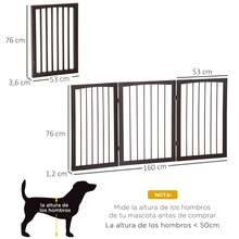 PawHut Pet Fence - Cà phê nâu - Xem 6