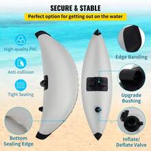 Kayak Stabilizer Inflatable Canoe Outrigger PVC Pontoon Fishing Float Tube Kit - default - View 2