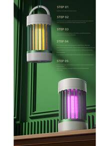 Lámpara mata mosquitos de color aleatorio, trampa eléctrica para moscas, trampa para mosquitos alimentada por USB, adecuada para diversos escenarios, protege el entorno de vida - Multicolor - Ver 7