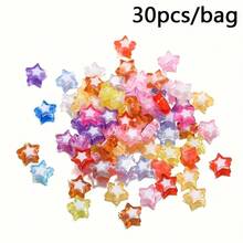 1 Pack Acrylic Pentagram Beads, Bicolor Loose Beads For DIY Crafts, Phone Charms And Accessories - Multicolor - View 1