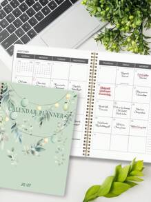 BUBU 2025-2027 Monthly Planner Notebook, 31 Sheets Monthly Calendar Notebook Agenda Waterproof Cover With Notes For Task Management, 24-Month Holiday Reminder, Office & School Supplies,School Supplies,Back To School
