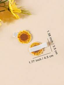 10 st. bedårande hårspännen i jordgubb, körsbär och solros för baby och barn, lämpliga för fotografering, bröllop, fest, vardagskläder, nyår, alla hjärtans dag, skolstart - Multifärgad - Visa 6