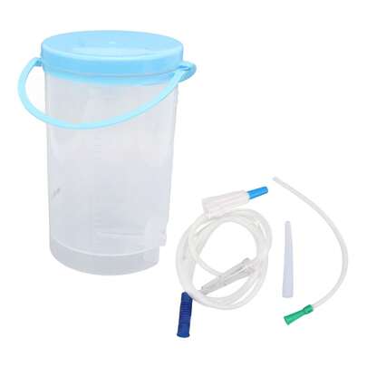 Kit de cubo enema de plástico limpieza de colon capacidad 1200ml kit enema de café para hombres sistema a prueba de fugas cómodo seguro sanitario higiene personal cuidado corporal herramienta completa