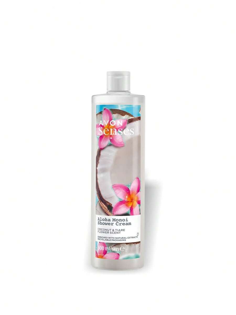 Avon Senses Aloha Monoi Shower Cream 500 Ml - Coconut - View 1