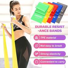 Bandas de resistencia, set de 5 bandas elásticas de ejercicio para fitness, yoga, pilates, estiramientos y entrenamiento de fuerza, bandas de ejercicio para mujeres y hombres para el gimnasio en casa - Azul - Ver 4